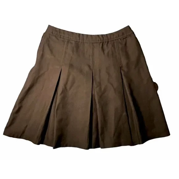 Vintage 00s Hot Topic Pleated Mini Skirt XS Black Buckles Goth Witchcore 24 x 16 - Picture 3 of 6